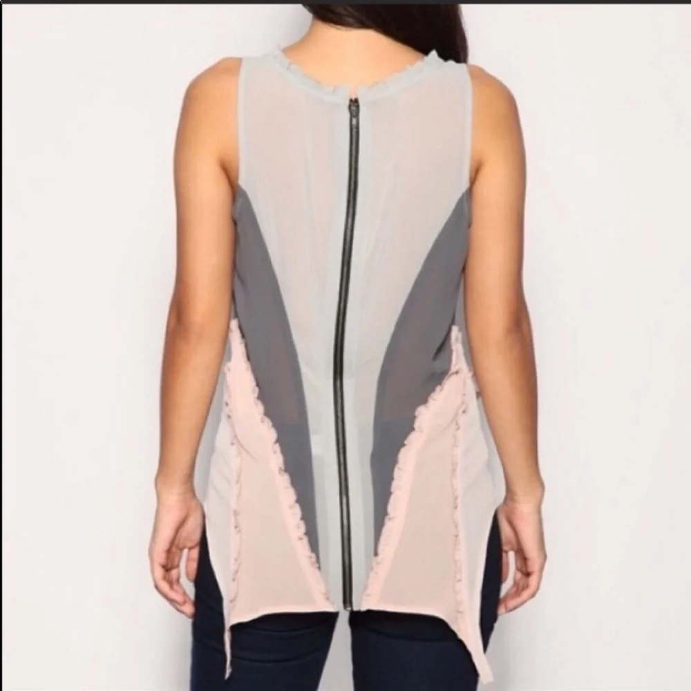 ASOS Ruffle Hem Dip Side Cami - Picture 2 of 6